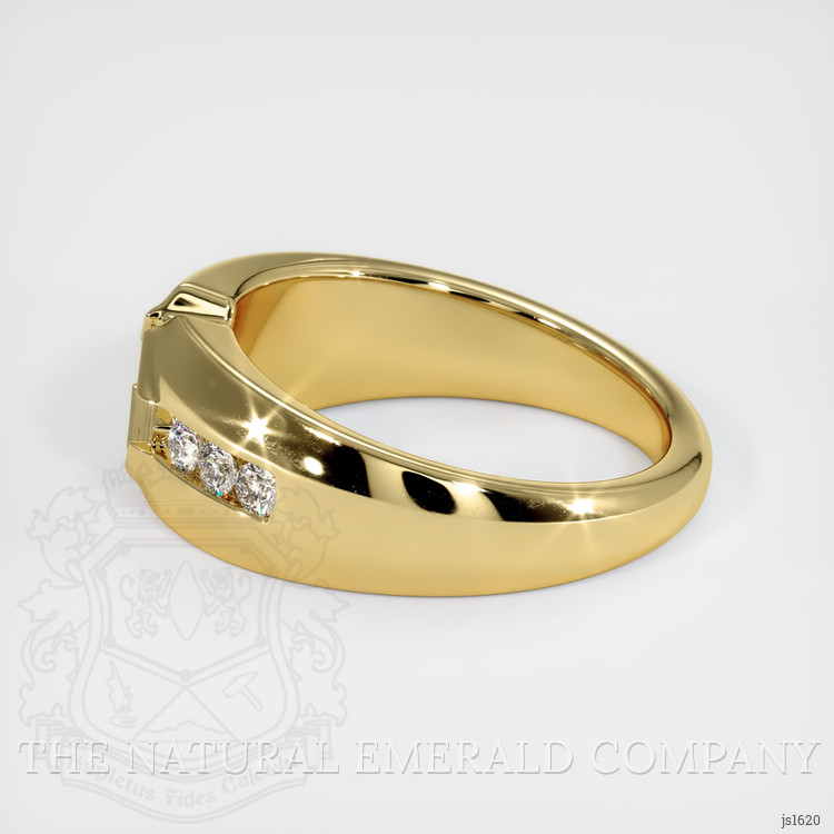 18K Yellow Gold Men's Ring Setting
