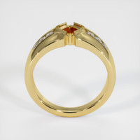 18K Yellow Gold Men's Ring Setting Image