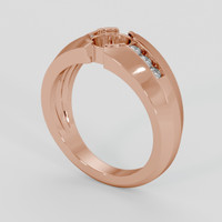 14K Rose Gold Men's Ring Setting Video