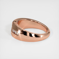 14K Rose Gold Men's Ring Setting Image