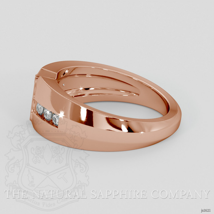 14K Rose Gold Men's Ring Setting