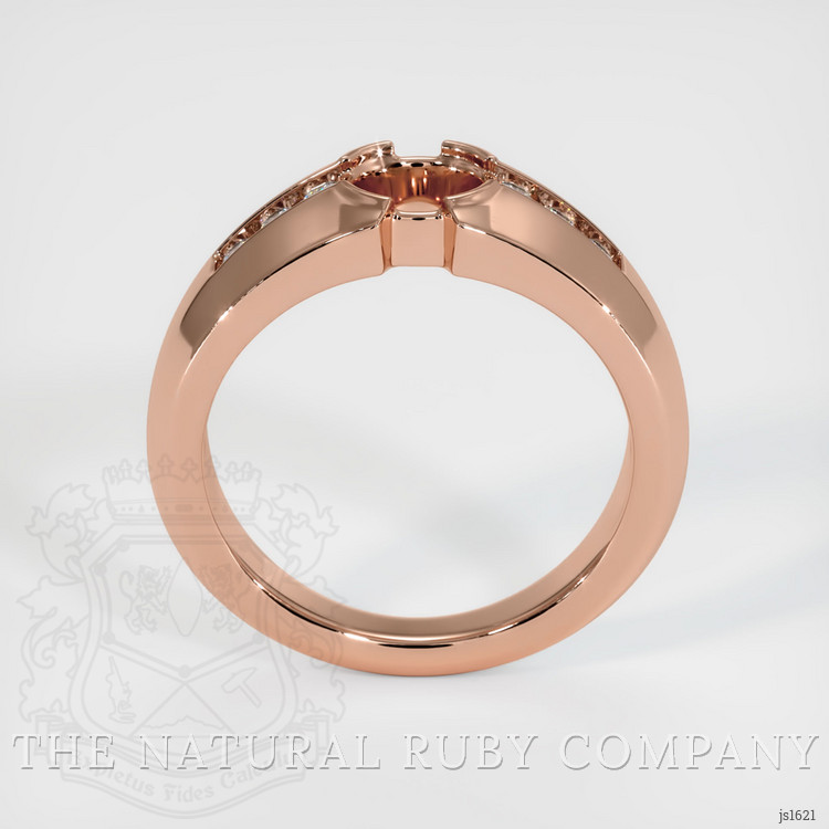 14K Rose Gold Men's Ring Setting