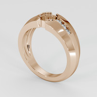 18K Rose Gold Men's Ring Setting Video