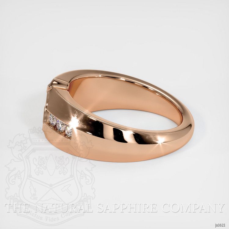 18K Rose Gold Men's Ring Setting