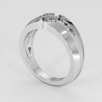 14K White Gold Men's Ring Setting Video
