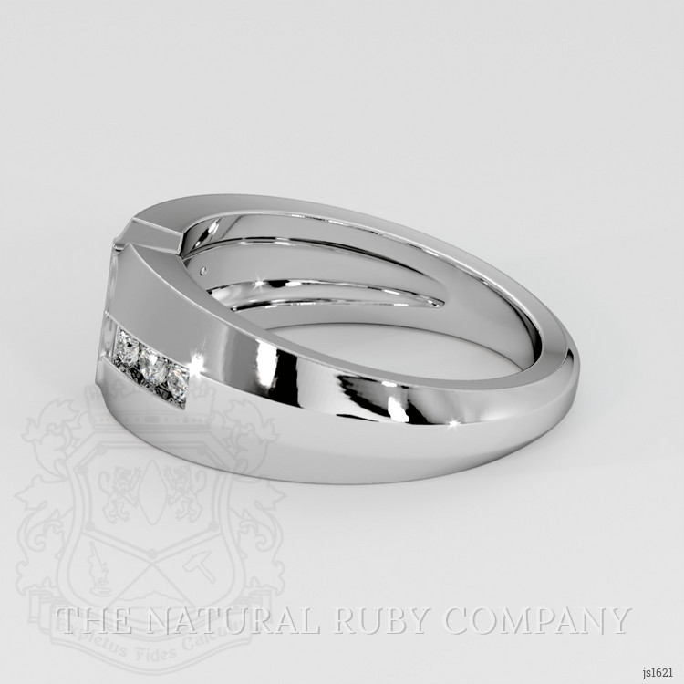 14K White Gold Men's Ring Setting