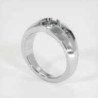 18K White Gold Men's Ring Setting Video