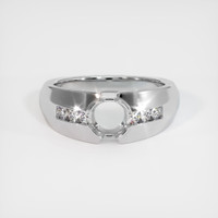 18K White Gold Men's Ring Setting Image