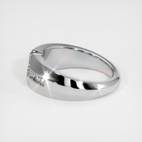 18K White Gold Men's Ring Setting Image
