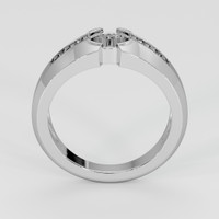 18K White Gold Men's Ring Setting Image