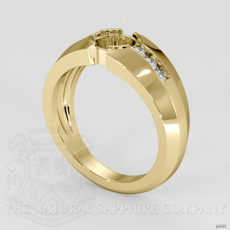 10K Yellow Gold Men's Ring Setting