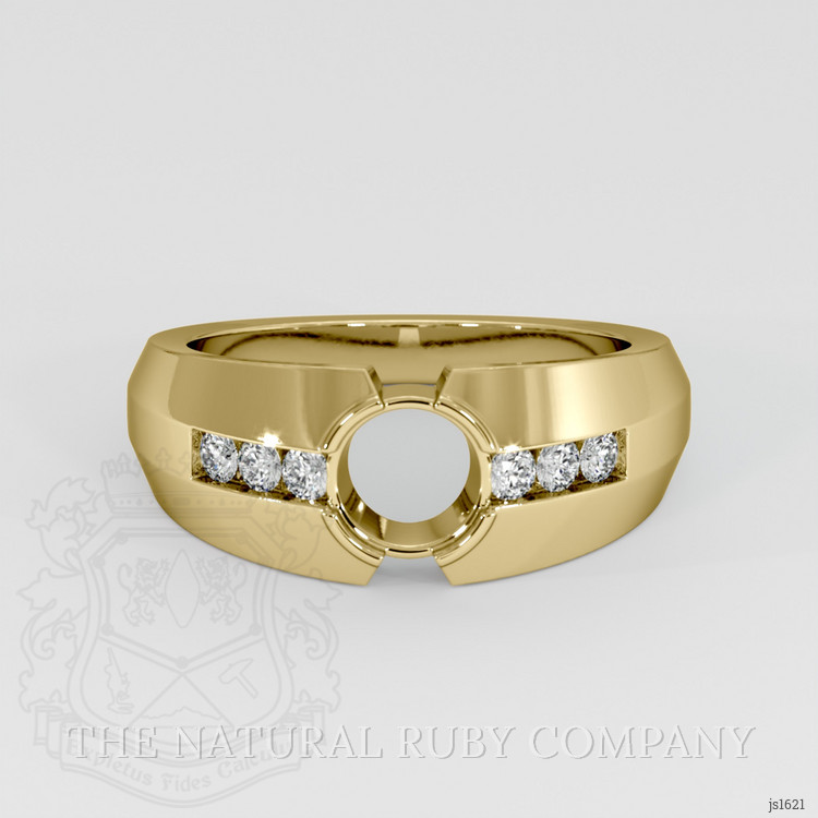 14K Yellow Gold Men's Ring Setting