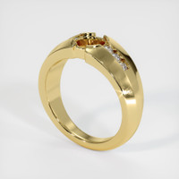 18K Yellow Gold Men's Ring Setting Video