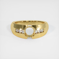 18K Yellow Gold Men's Ring Setting Image