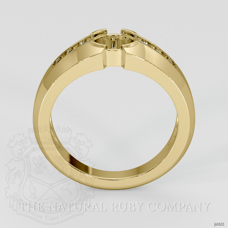 18K Yellow Gold Men's Ring Setting