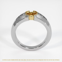 18K Yellow & White Men's Ring Setting Image