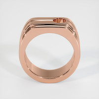 14K Rose Gold Men's Ring Setting Image