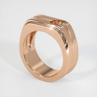 18K Rose Gold Men's Ring Setting Video