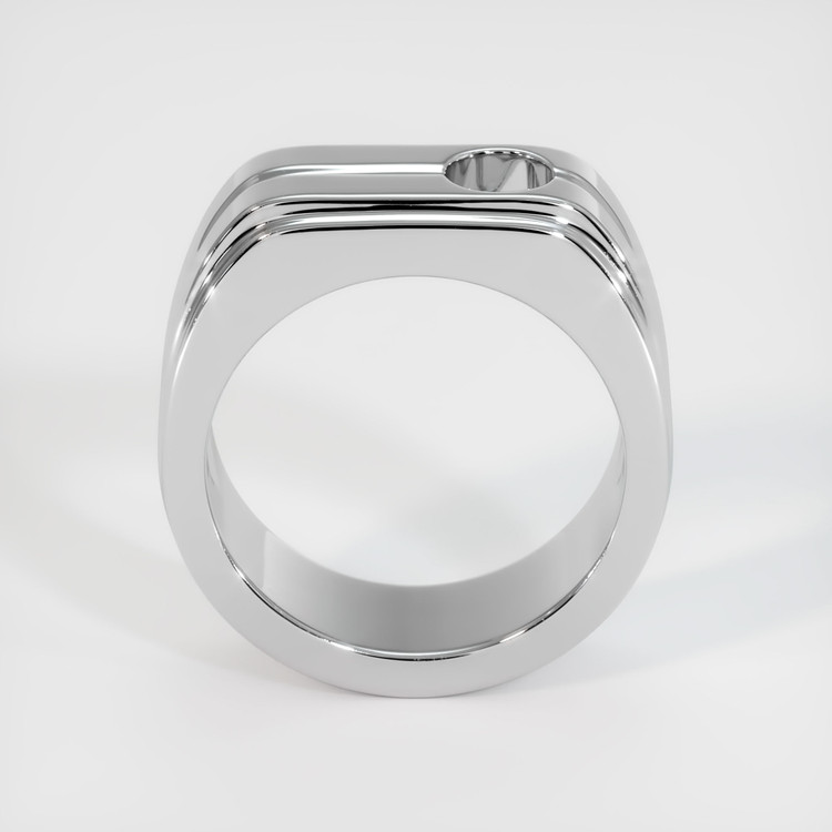 10K White Gold Men's Ring Setting