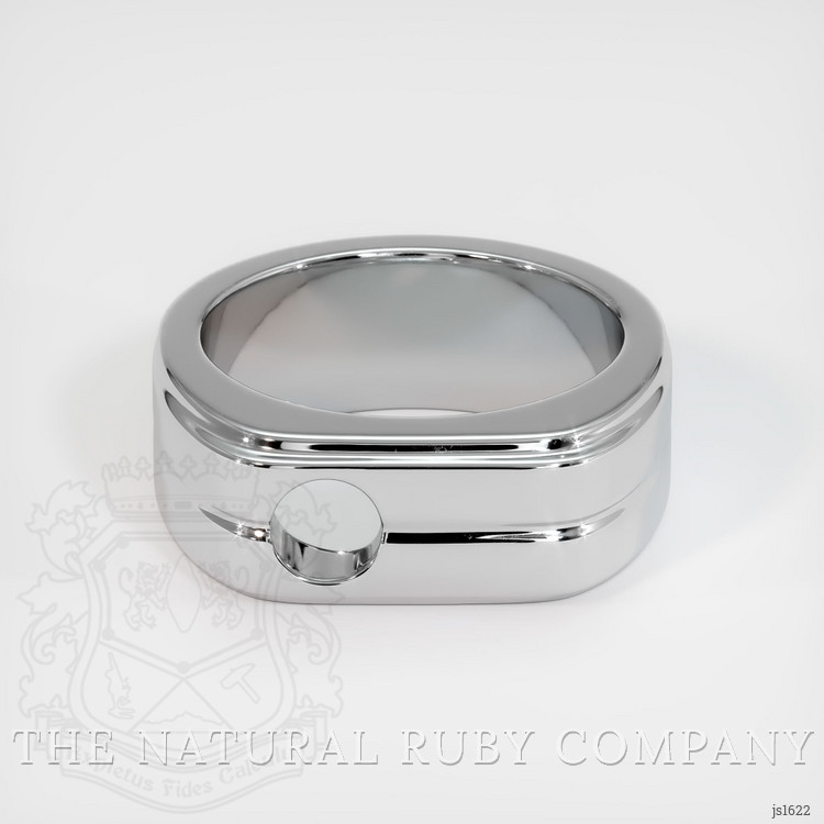 18K White Gold Men's Ring Setting