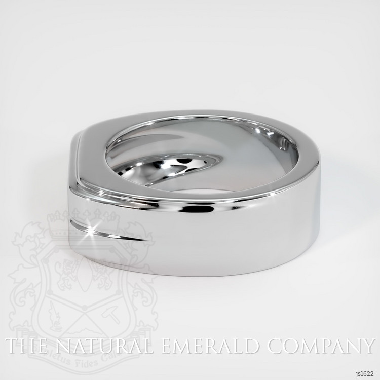 18K White Gold Men's Ring Setting