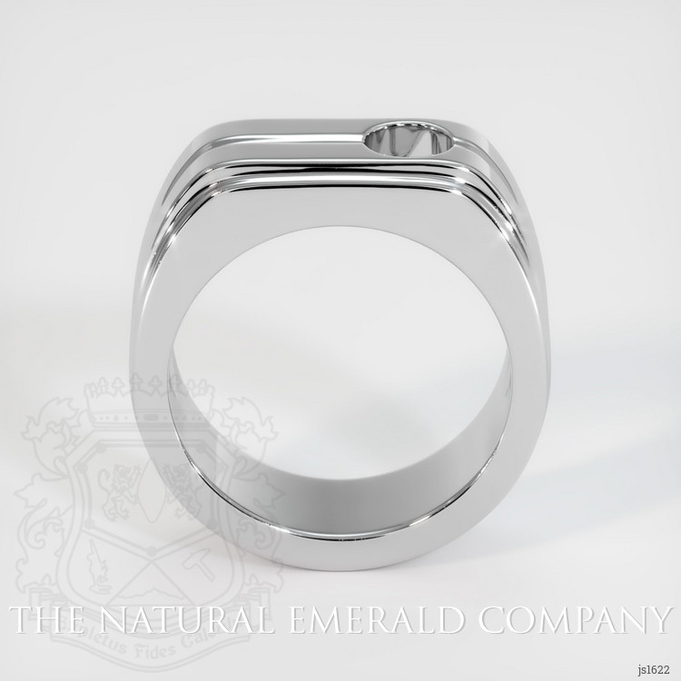 18K White Gold Men's Ring Setting