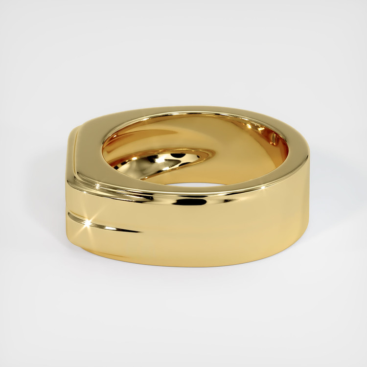 14K Yellow Gold Men's Ring Setting
