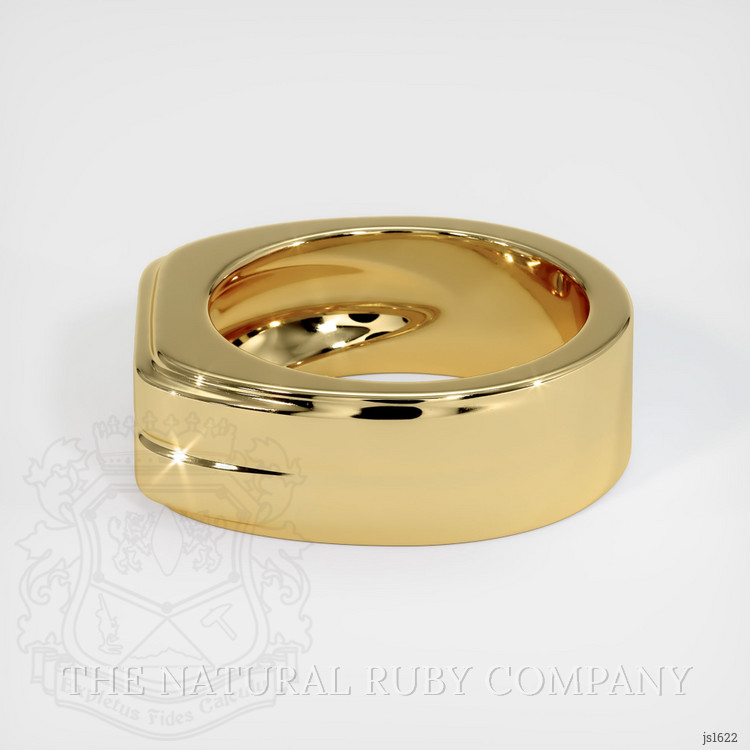 14K Yellow Gold Men's Ring Setting