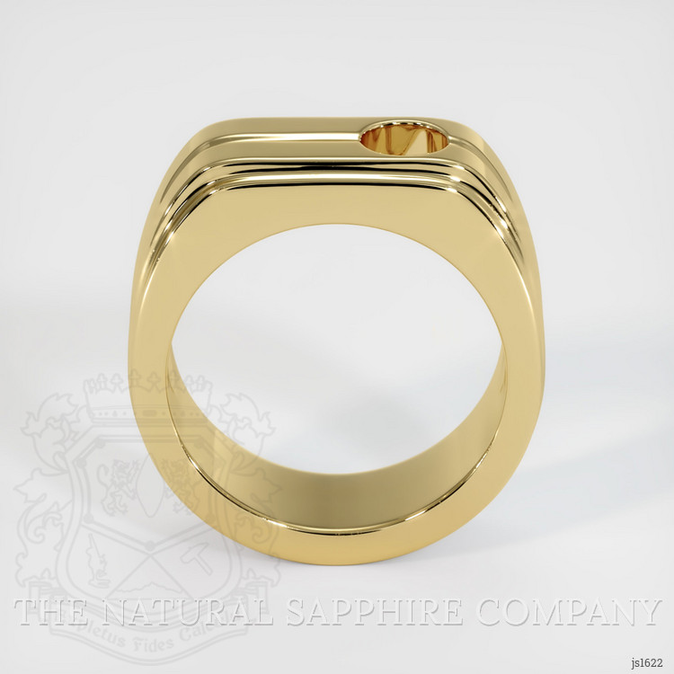 14K Yellow Gold Men's Ring Setting