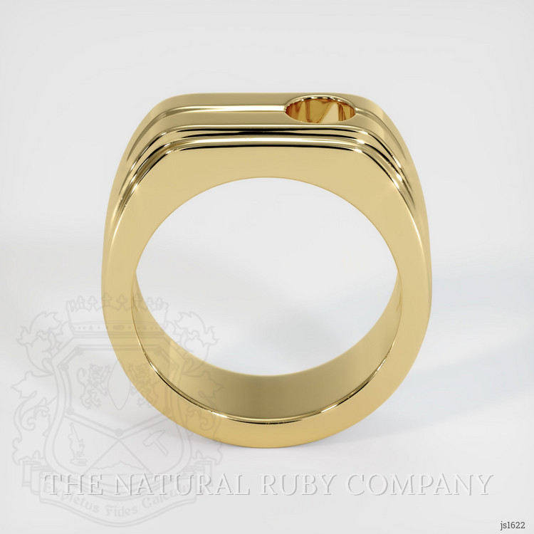 14K Yellow Gold Men's Ring Setting