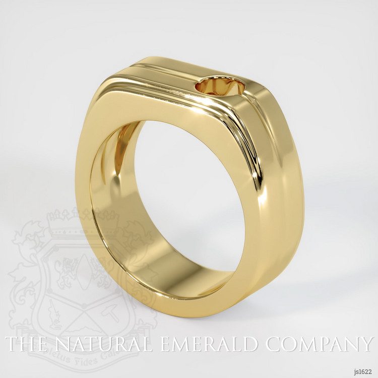 18K Yellow Gold Men's Ring Setting