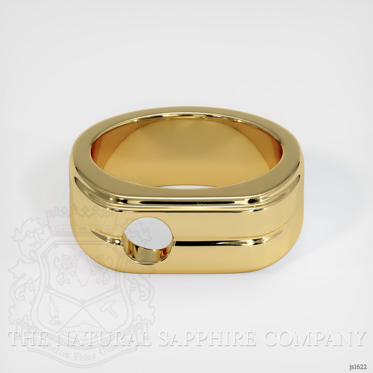 18K Yellow Gold Men's Ring Setting