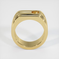 18K Yellow Gold Men's Ring Setting Image
