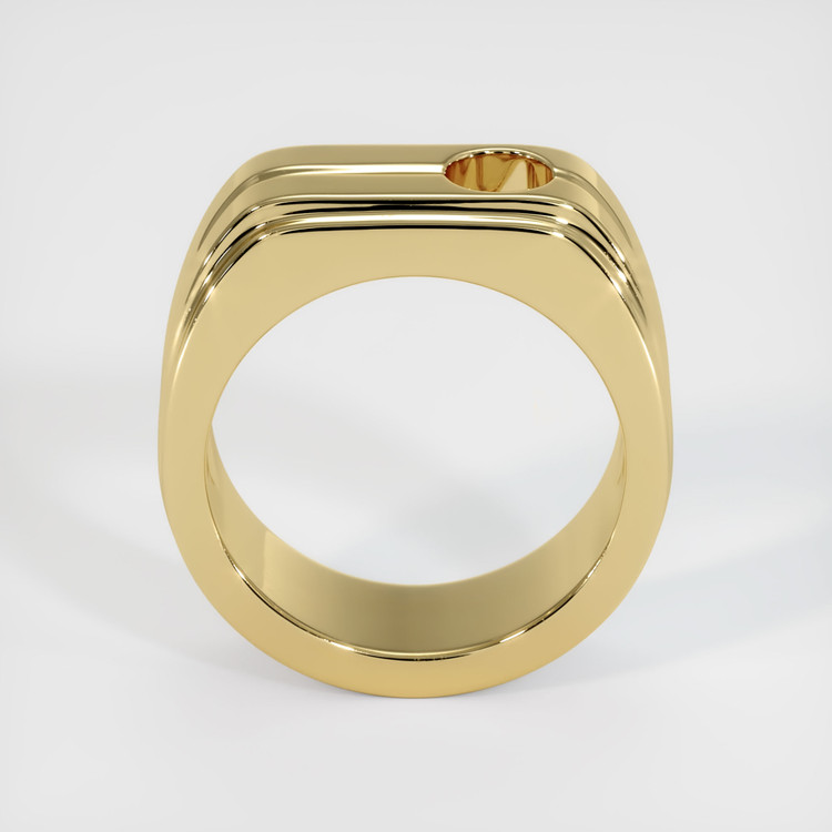 18K Yellow Gold Men's Ring Setting
