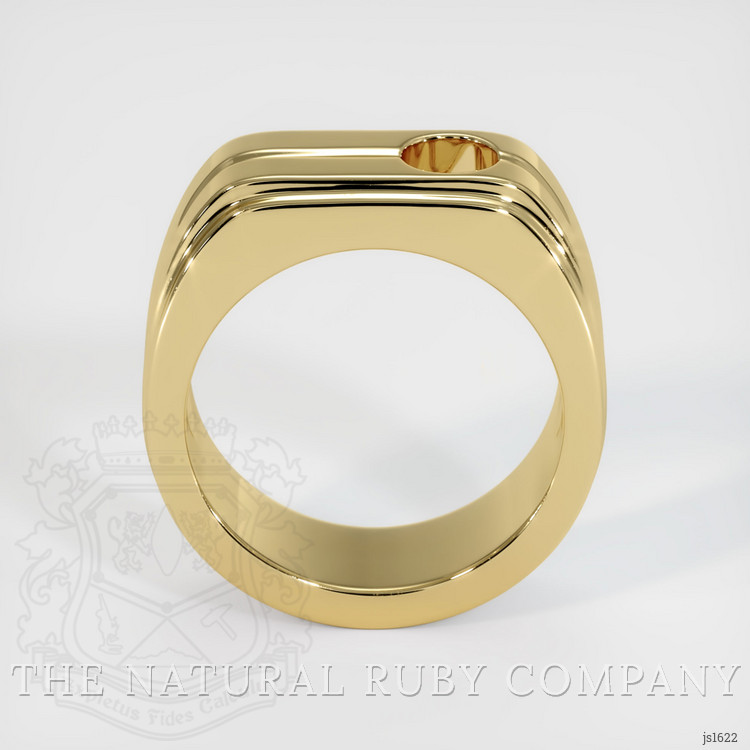 18K Yellow Gold Men's Ring Setting