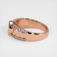 14K Rose Gold Men's Ring Setting Image