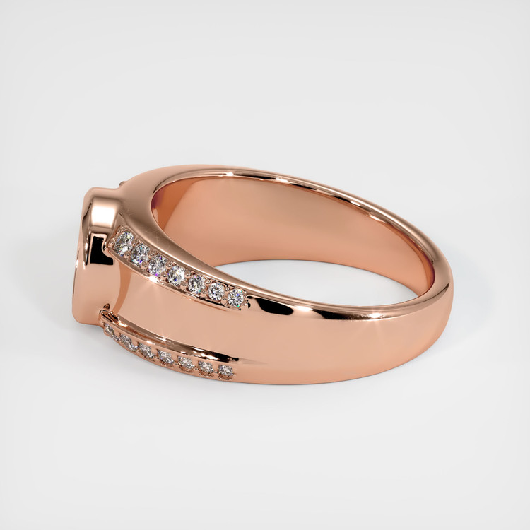 14K Rose Gold Men's Ring Setting