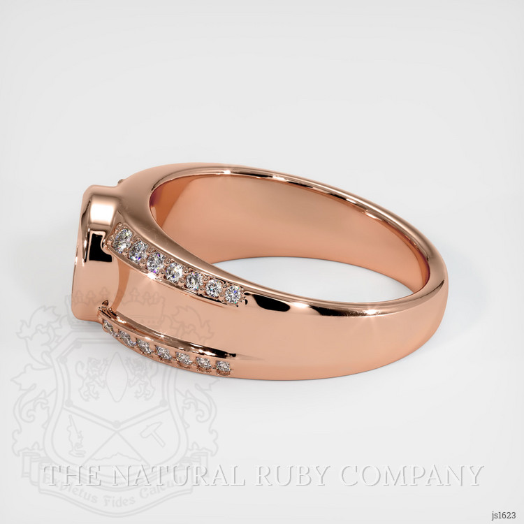 14K Rose Gold Men's Ring Setting