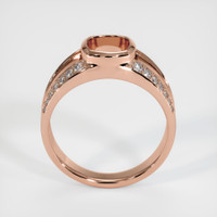 14K Rose Gold Men's Ring Setting Image