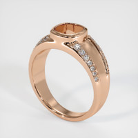 18K Rose Gold Men's Ring Setting Video