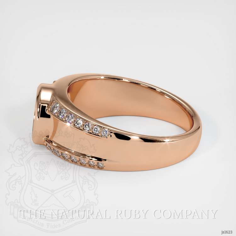 18K Rose Gold Men's Ring Setting