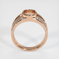 18K Rose Gold Men's Ring Setting Image