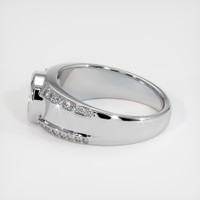 18K White Gold Men's Ring Setting Image
