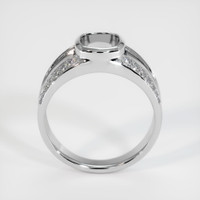 18K White Gold Men's Ring Setting Image