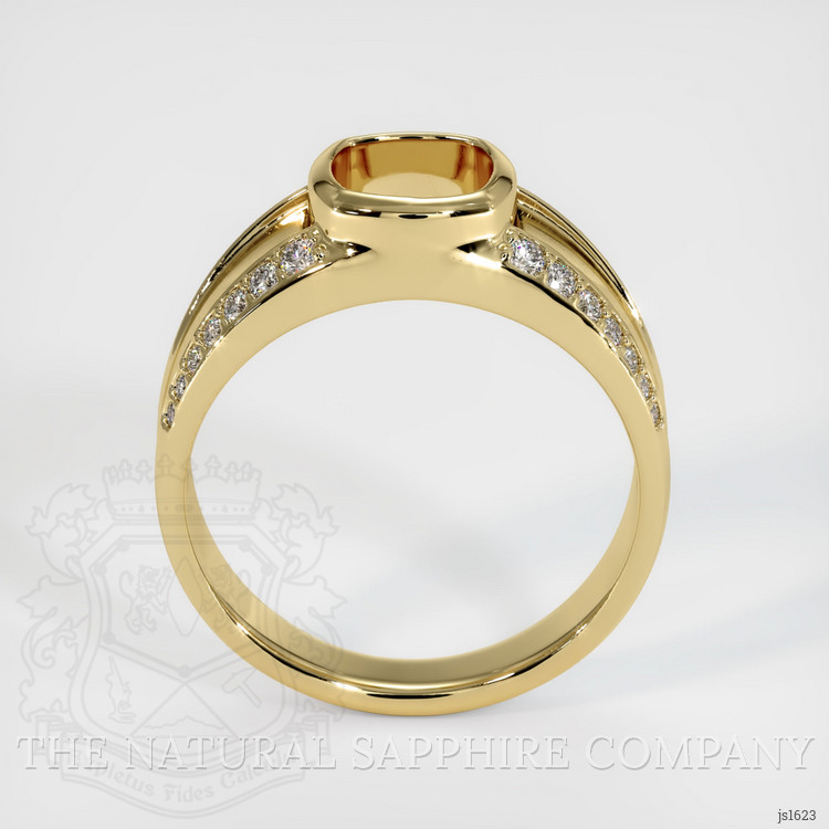 10K Yellow Gold Men's Ring Setting