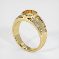 14K Yellow Gold Men's Ring Setting Video