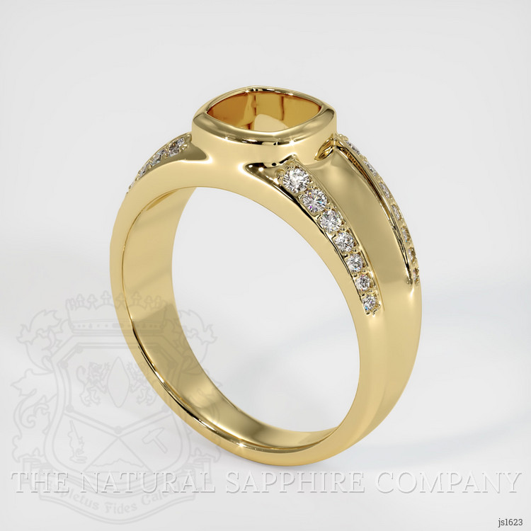 14K Yellow Gold Men's Ring Setting