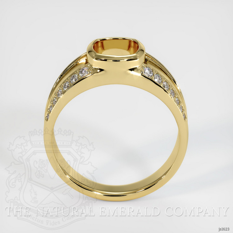 18K Yellow Gold Men's Ring Setting
