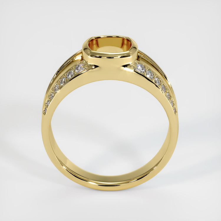 18K Yellow Gold Men's Ring Setting
