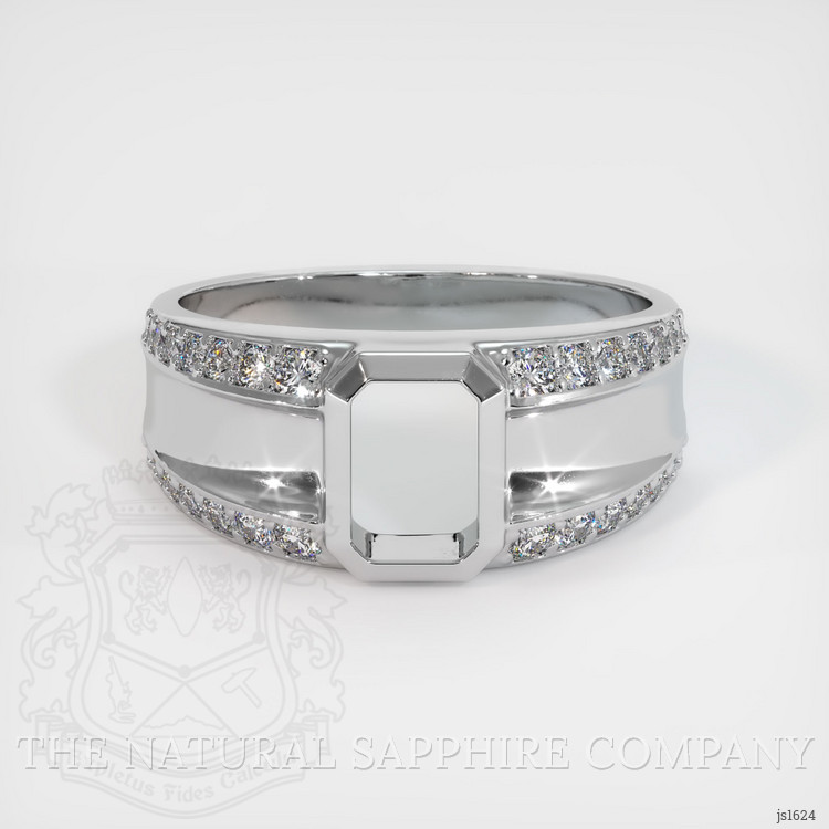 Platinum 950 Men's Ring Setting